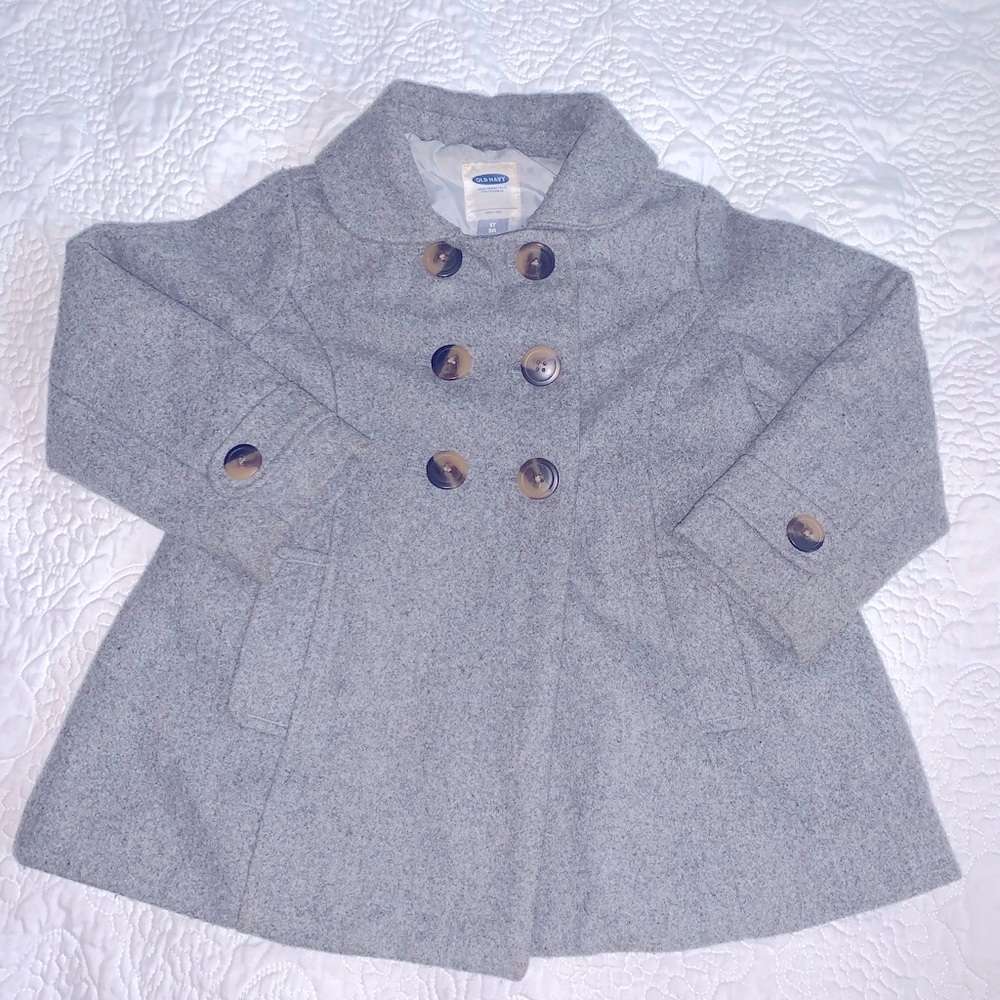 Gray pea coat